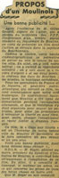 Coupure presse de 1954 agrandissable en cliquant dessus