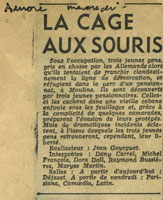 Coupure presse de 1954 agrandissable en cliquant dessus
