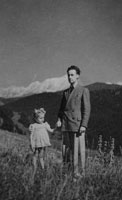 La petite Zizi et son père Jean GOURGUET