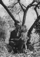 La petite Zizi et son père Jean GOURGUET
