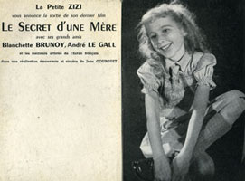 Le secret d'une mère : la petite Zizi actrice